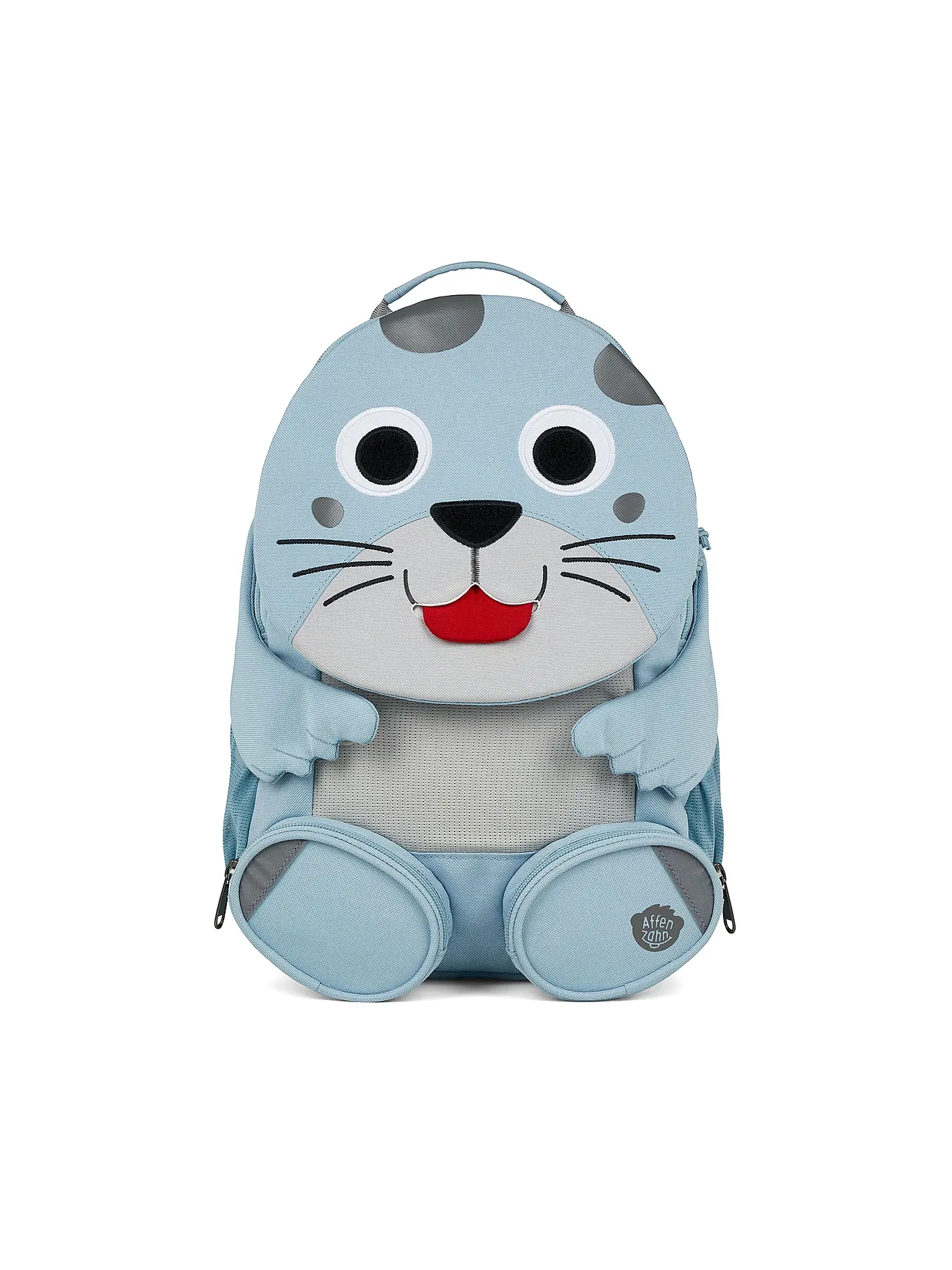AFFENZAHN | Kinder Rucksack Große Freunde - Panther | hellblau